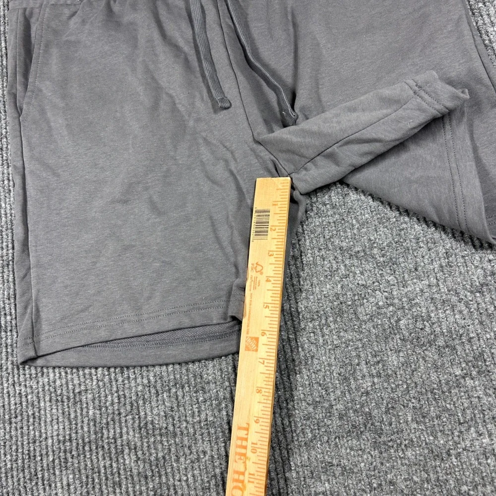 H&M Shorts Mens XL Gray Regular Fit Mid Length Sweat NWT New Drawstring Casual